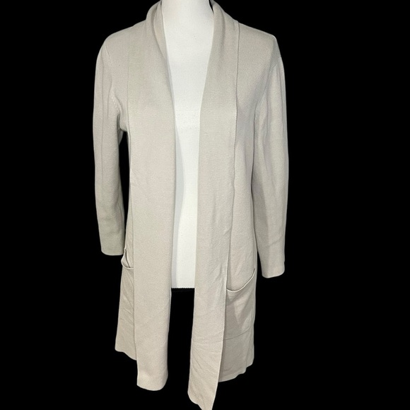 Eileen Fisher open front cardigan - Picture 1 of 8